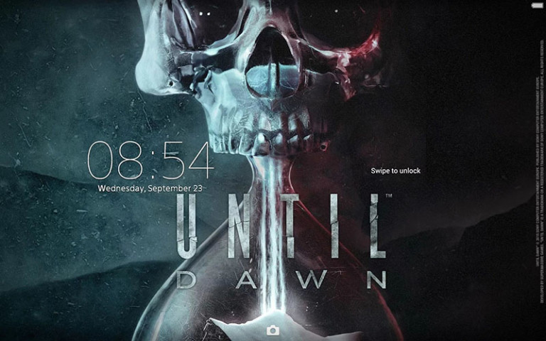 Xperia тема про Until Dawn